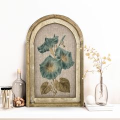Floral Framed Linen Wall Art