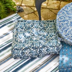 Floral Medallion Square Floor Cushion