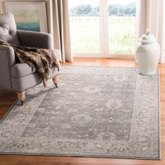 Floral Motif Area Rug