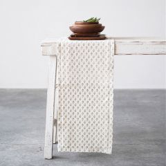 Floral Print Cotton Table Runner