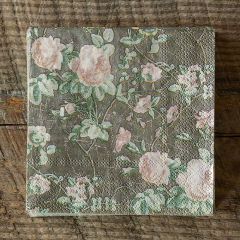 Floral Print Paper Cocktail Napkin 6 packs 