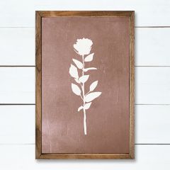 Floral Print Rose Wall Art