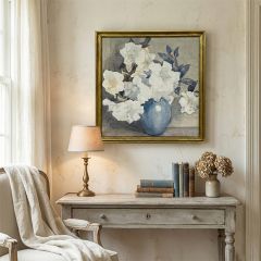 Floral Still Life Framed Canvas