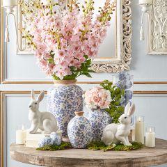 Floral Terracotta Vase