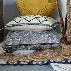 Floral Tole Pattern Accent Pillow