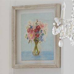 Floral Vase Shadow Box Print