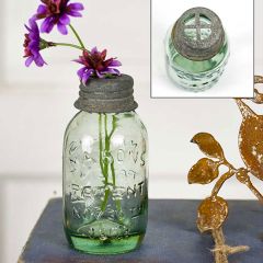 Flower Frog Mason Jar Vase Set of 6
