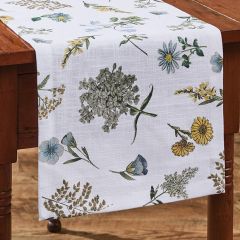 Flower Market Cotton Table Runner