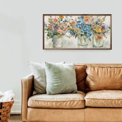 Flower Market Display By Carol Robinson Framed Wall Art