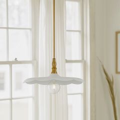 Flower Silhouette Hanging Pendant Light