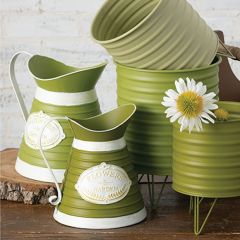 Flowers Garden Watering Can Set of 2