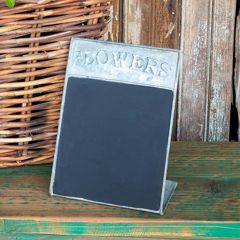 FLOWERS Tabletop Chalkboard Set of 2
