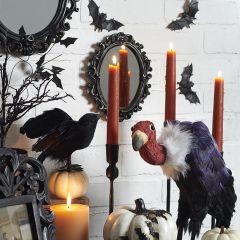 Flying Black Decorative Bat Set of 4