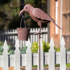 Folk Art Crow Bird Feeder