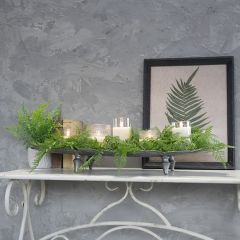 Footed Metal Display Platter