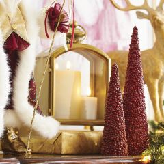 Footed Metal Lantern