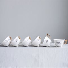 Footed Teacup Set of 6