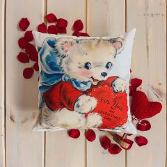 For You Valentine Bear Accent Pillow