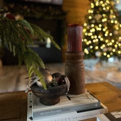 Found Furniture Leg Candle Holder