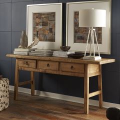 Found Three Drawer Butcher Table
