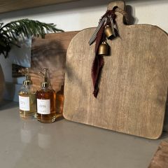 Found Wood Cutting Board With Handle 27 inch