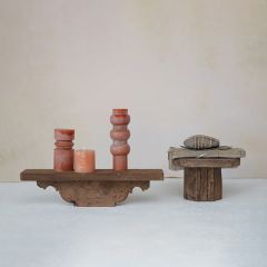 Found Wood Fragment Trinket Shelf
