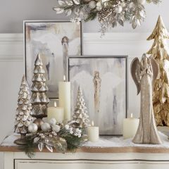 Framed Canvas Angel Wall Art Set of 2