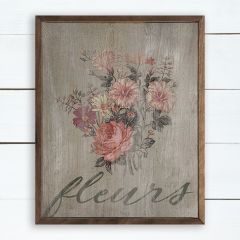 Framed Fleurs Wall Art