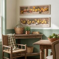 Framed Orchard Yard Print Set of 2