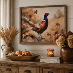 Framed Pheasant Wall Art