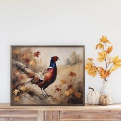 Framed Pheasant Wall Art