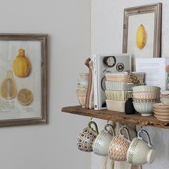 Framed Vintage Reproduction Lemon Wall Art Set of 2