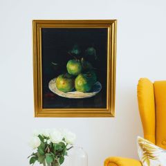 Framed Vintage Reproduction Still Life Apple Print