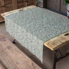 Frayed Edge Earth Tones Nubby Throw Blanket