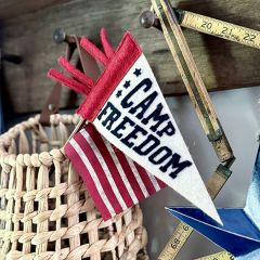 Freedom Camp Mini Pennant Flag