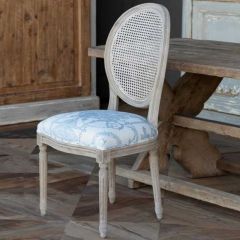 French Bouquet Cane Back Chair