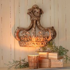 French Canopy Crown Wall Shelf
