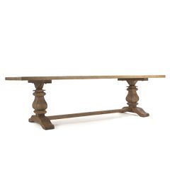 French Cottage Trestle Dining Table | SHIPS FREE