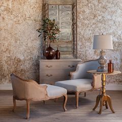 French Country 3 Drawer Cabinet