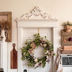 French Country Carved Wood Scrollwork Wall Decor