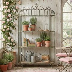 French Country Cottage 3 Tier Display Shelf