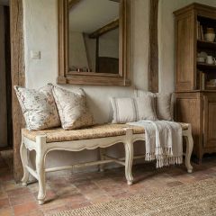 French Country Cottage Bench
