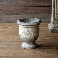 French Country Planter With Aged Finish