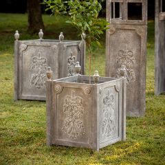 French Country Square Planter