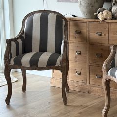 French Country Stripe Armchair