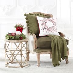 French Country Wingback Chair