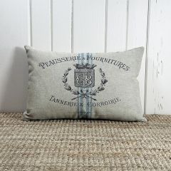 French Grain Crest Lumbar Accent Pillow