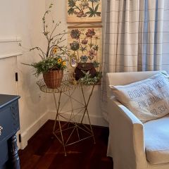French Wire Garden Table