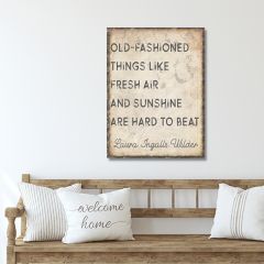 Fresh Air and Sunshine Canvas Wall Art