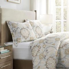 Fresh Florals Linen Euro Sham